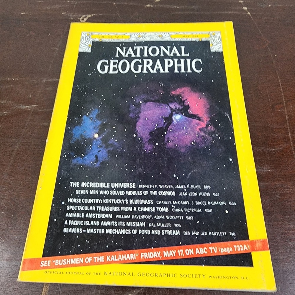 National Geographic‎ Magazine May 1974 No Insert